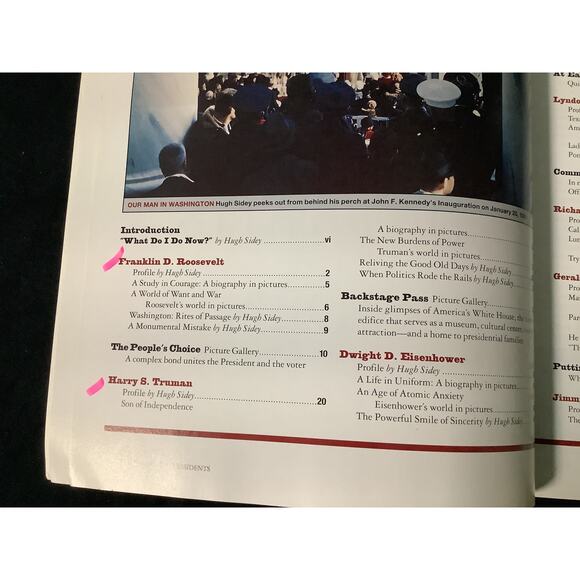 TIME Special Collectors Edition - Hugh Sideys Portraits of the Presidents - Picture 5 of 6